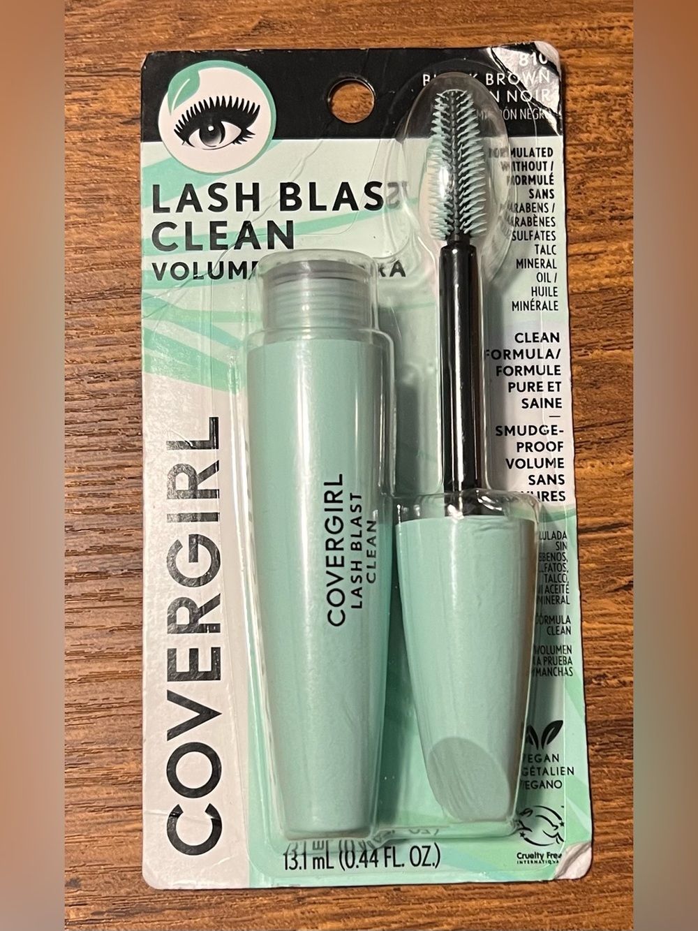 COVERGIRL Lash Blast Clean Mascara — Black Brown NIP